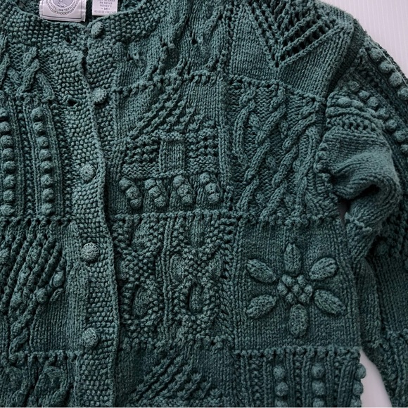 Sold @ebay Vintage Cape Isle Knitters Knitted by hand Cardigan Sweater - Picture 5 of 8